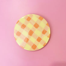 Load image into Gallery viewer, PASTEL SUNNY PAINTERLY GINGHAM DISH
