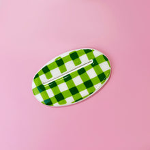 Load image into Gallery viewer, GREEN GINGHAM POLAROID STAND
