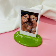 Load image into Gallery viewer, LUCKY GIRLS CLUB GREEN POLAROID STAND
