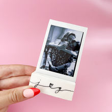 Load image into Gallery viewer, COUPLES INITIALS PHOTO/MEMENTO STAND
