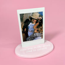 Load image into Gallery viewer, love you to the moon and to saturn polaroid stand
