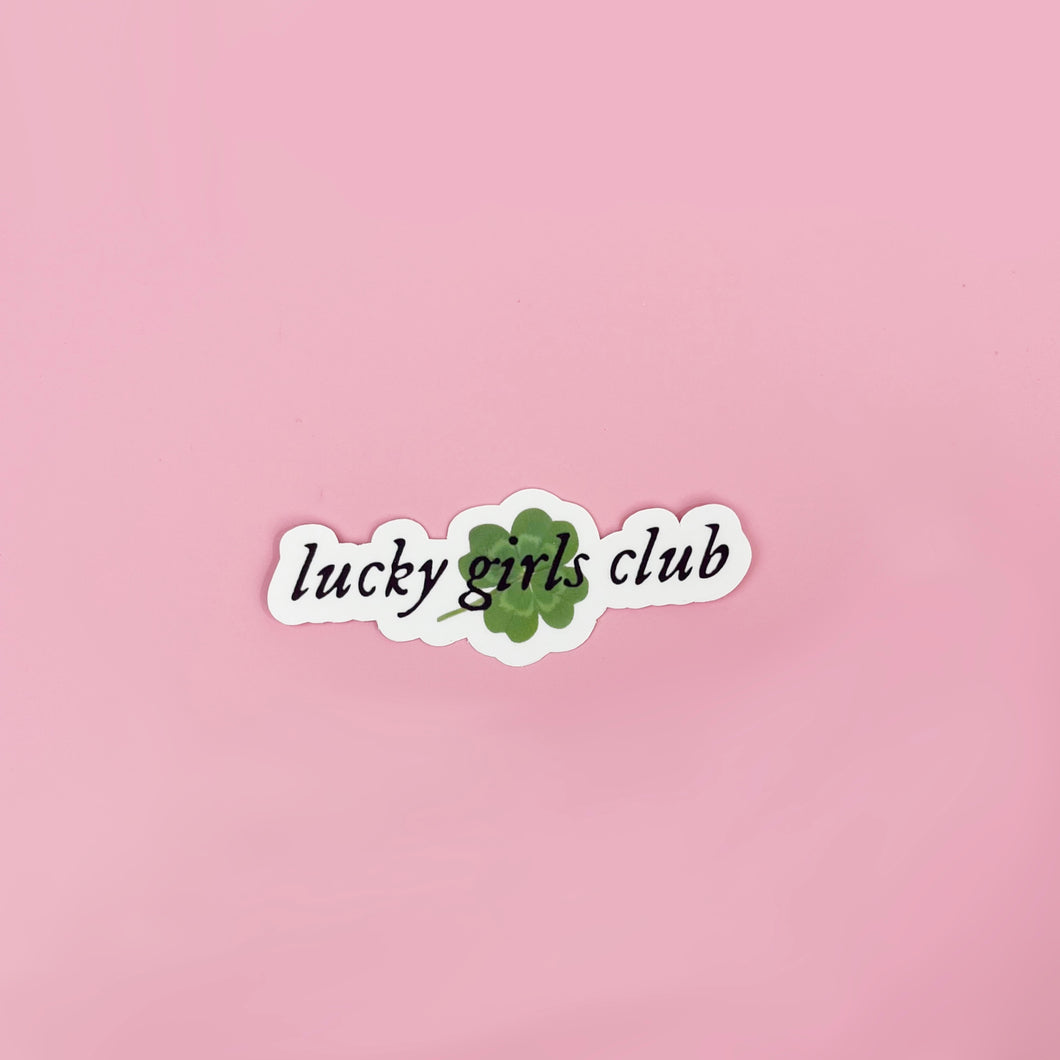 lucky girls club sticker