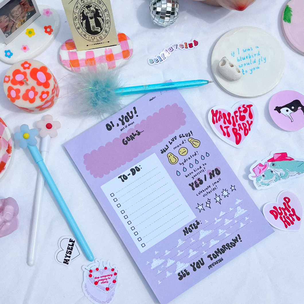 OI, YOU GET IT DONE DAILY PLANNER PAD