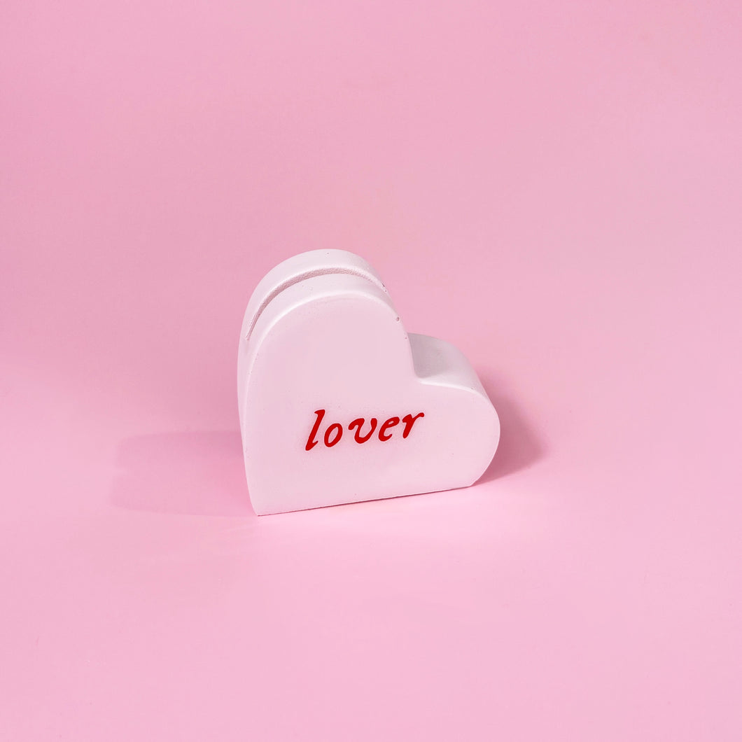 LOVER Taylor Swift inspired heart picture/memento stand